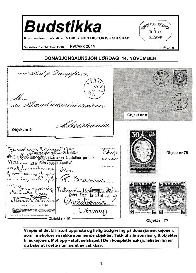 BUDSTIKKA 1998 Nr. 3