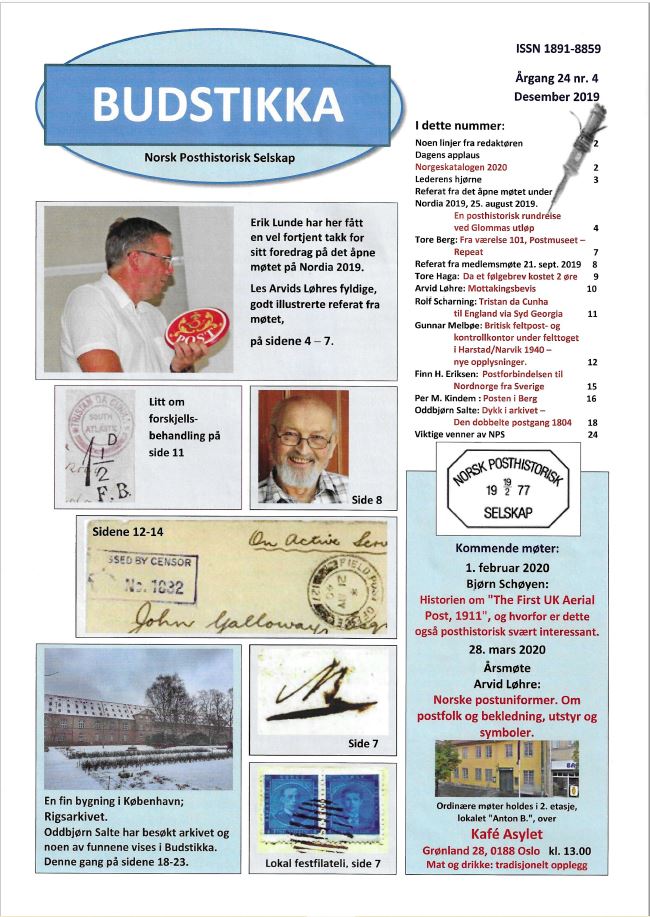 BUDSTIKKA 2019 NR. 4